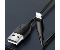 USAMS Kabelis U18 lightning 2A Fast Charge1m juodos spalvos SJ266USB01 (US-SJ266)