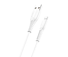 USAMS Kabelis U35 lightning 2A Fast Charge1m baltos spalvos SJ364USB02 (US-SJ364)