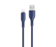 USAMS Kabelis U68 lightning 2A Fast Charge 1m mėlynos spalvos SJ500USB03 (US-SJ500)