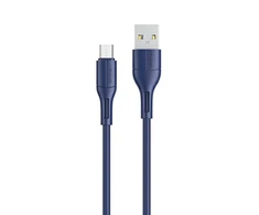 USAMS kabelis U68 microUSB 2A Fast Charge1m mėlynos spalvos SJ502USB03 (US-SJ502)