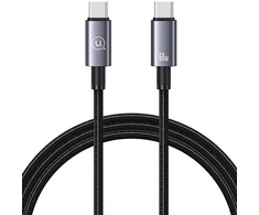 USAMS Kabelis USB-C į USB-C 60W 1,2m greito įkrovimo nešvarumai SJ661USB01 (US-SJ661)
