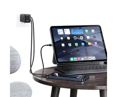 USAMS Kabelis USB-C į USB-C 60 W greito įkrovimo nešvarumai SJ724USBSG01 (US-SJ724)