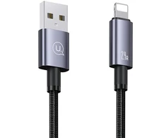 USAMS Kabelis USB į Lightning 2,4A 2m greito įkrovimo nešvarumai SJ669USB01 (US-SJ669)