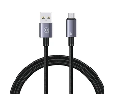 USAMS Kabelis USB į Micro-USB 2A 1,2 m greito įkrovimo nešvarumai SJ668USB01 (US-SJ668)