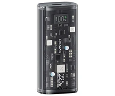 USAMS Powerbank 9000mAh PD 20WQC3.0+PD Dual-Port Fast Charge juodos spalvos 10KCD18901(US-CD189)