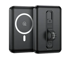 USAMS Powerbank PB64 10000mAh 20W QC3.0+PD Magnetic Wireless Fast Charge juodos spalvos 10KCD17301 (US-CD173)
