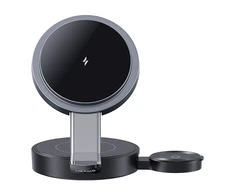 USAMS sulankstomas indukcinis įkroviklis 3in1 15W Apple iPhone + Watch + AirPods CD234WXC01 (US-CD234)
