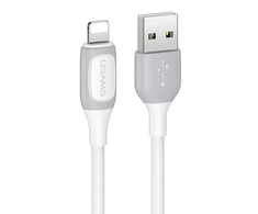 Usams US-SJ595 kabelis Apple Lightning 1 m baltas