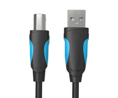 USB 2.0 A į USB-B spausdintuvo kabelis Vention VAS-A16-B100 1m - Juodas