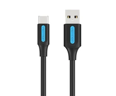 USB 2.0 A į USB-C 3A laidas 1.5 m Vention COKBG juodas