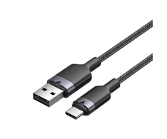 USB 2.0 A–USB-C 3A laidas Vention CTNBF 1 M (juodas)