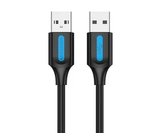 Vention USB 2.0 kabelis Ventiliacija COJBG 1.5 m juodas PVC