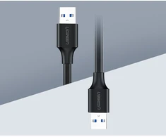 UGREEN USB 2.0 to USB 2.0 US102, M-M 0.5m (juodas