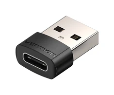 Vention USB 2.0 - USB-C adapteris PVC - Juodas