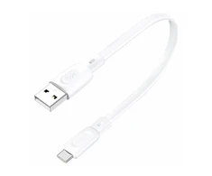USB-A – USB-C laidas Foneng X107 3A, 0.25 m (baltas)