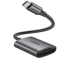 USB-C kortelių skaitytuvas, UGREEN CM401 (pilka)
