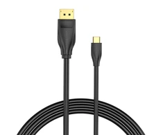 Vention USB-C - DisplayPort 8K HD kabelis 2m - Juodas