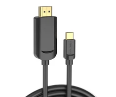 Vention USB-C prie HDMI, ventiliacija CGUBG, 1.5 m (juoda)