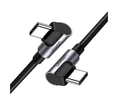 UGREEN US323 USB-C – USB-C kampinis laidas PD 3A 60W 1m