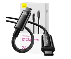 Baseus USB-C USB-C kabelis Tungsten Gold 240W 3m