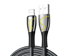 USB laidas, skirtas Lightning Joyroom S-1230K6 2.4A 1.2m (juodas)