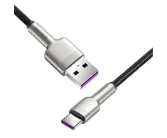 Kabelis USB A - USB C, 1.0m 66W (netinka iPhone 15 įkrovimui) Cafule BASEUS