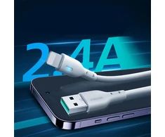 USB kabelis Joyroom (S-UL012A13) lightning (2.4A) 2m baltas