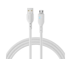 Joyroom Premium Series A13 USB-A / micro USB 2.4A 2m kabelis – baltos spalvos