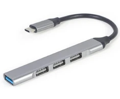 Įvesties/išvesties šakotuvas USB-C 4 prievadų GEMBIRD