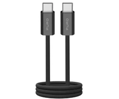 PURO PUCCCFABK415MTBLK, 1.5 m, USB C, USB C, USB 2.0, 0.48 Gbit/s, Juodas