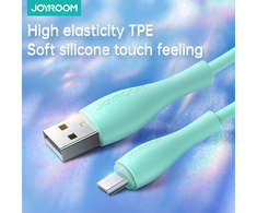 USB kabelis Joyroom (S-2030M8) microUSB (2.4A) 2m žalias