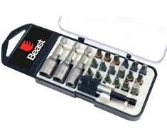 Uzgaļu komplekts Beast PH,PZ,Torx,Hex,SL,Nut 22gab