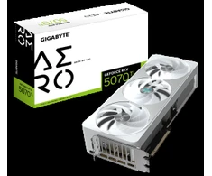 Vaizdo plokštė GIGABYTE GeForce RTX 5070 Ti AERO OC 16G Grafikos plokštė - 16GB GDDR7, 256bit, PCI-E 5.0, 2588 MHz Core Clock, 3 x DP 2.1a, 1 x HDMI 2.1b, NVIDIA DLSS 4, GV-N507TAERO OC-16GD