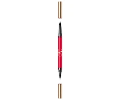 Valentino Twin Liner Double-Ended Gel Pieštukas Akių apvadas 02 Juodas &amp; Rosso, 8 g