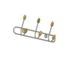 Velano Pakabukas WUB 1 300mm chromuotas 3 kabliukai