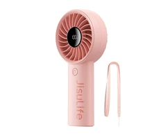 Ventiliatorius Jisulife Handheld Fan Life4 3600mAh Portable USB Fan - Rožinė