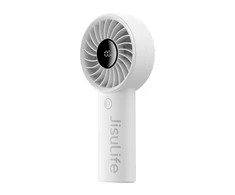 „Jisulife“ nešiojamasis ventiliatorius „Life4“, 3600 mAh, nešiojamas USB ventiliatorius – pilkas