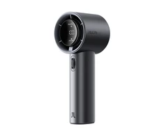 Ventiliatorius Mini dmuchawa Jisulife Handheld Fan Pro1 S 5000mAh FA53PRO przenośny wiatraczek wentylator USB metalowy - tamsiai pilka