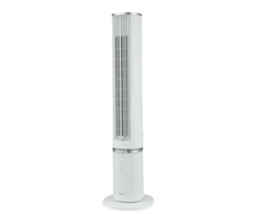 Midea Aroma Tower ventiliatorius, 45 W, visiškai nuimamas lengvam valymui, integruotas eterinių aliejų difuzorius, oro srautas: 38,3 m3/min, 2 veikimo režimai – įprastas/miego, 4 greičio nustatymai, 7 val. laikmatis, kelių kampų nuotolinio valdymo pultas, svyravimas 70, balta spalva, 1032x275x275