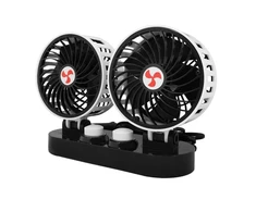Oem LTC LTC automobilinis ventiliatorius 2x5 "12V su reguliavimu