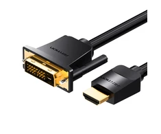 Vention HDMI į DVI kabelis 1.5 m ventiliacija ABFBG (juodas)