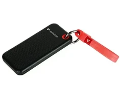 Kietasis diskas Verbatim Dysk SSD 1TB - Pakabutis do kluczy su kablem USB 3.2 gen.2 juodai-raudonas juodas-red 32192