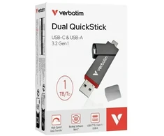 Verbatim USB atmintinė 1TB USB-A/USB-C Dual QuickStick 32043