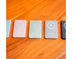 Verbatim Powerbank indukcinis `n` Go 15W 5000mAh belaidis Magnetic žalios spalvos 32241