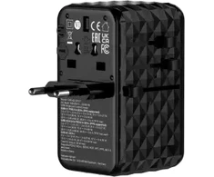 Verbatim Universal Travel Adapteris travel charger | 85W | GaN | USB-C, USB-A | with USB-C cable included