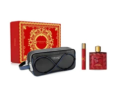 Kvepalų rinkinys vyrams Versace Eros Flame (EDP 100 ml + EDP, 10 ml + kosmetinė)