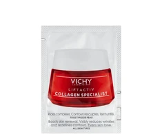 Vichy, COLLAGEN SPECIALIST, Collagen, Anti-Wrinkle, Night, Kreminis, For Face, 1.5 ml *Sample