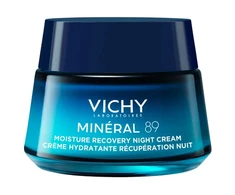 Vichy Mineral 89 Night Recovery Moisturizing Kreminis drėgmę atkuriantis naktinis veido kremas, 50 ml