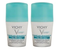 Vichy 48H Intensive Anti-Transpirant Dezodorantas Roll-on rutulinis antiperspirantas, 2 x 50 ml
