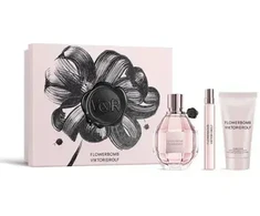 Viktor &amp; Rolf Flowerbomb dovanų rinkinys EDP 100 ml, kūno pienas 50 ml ir miniatiūra EDP 10 ml